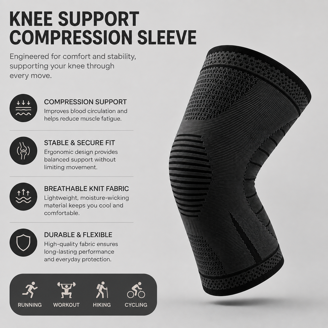 Knee Support Compression Sleeve